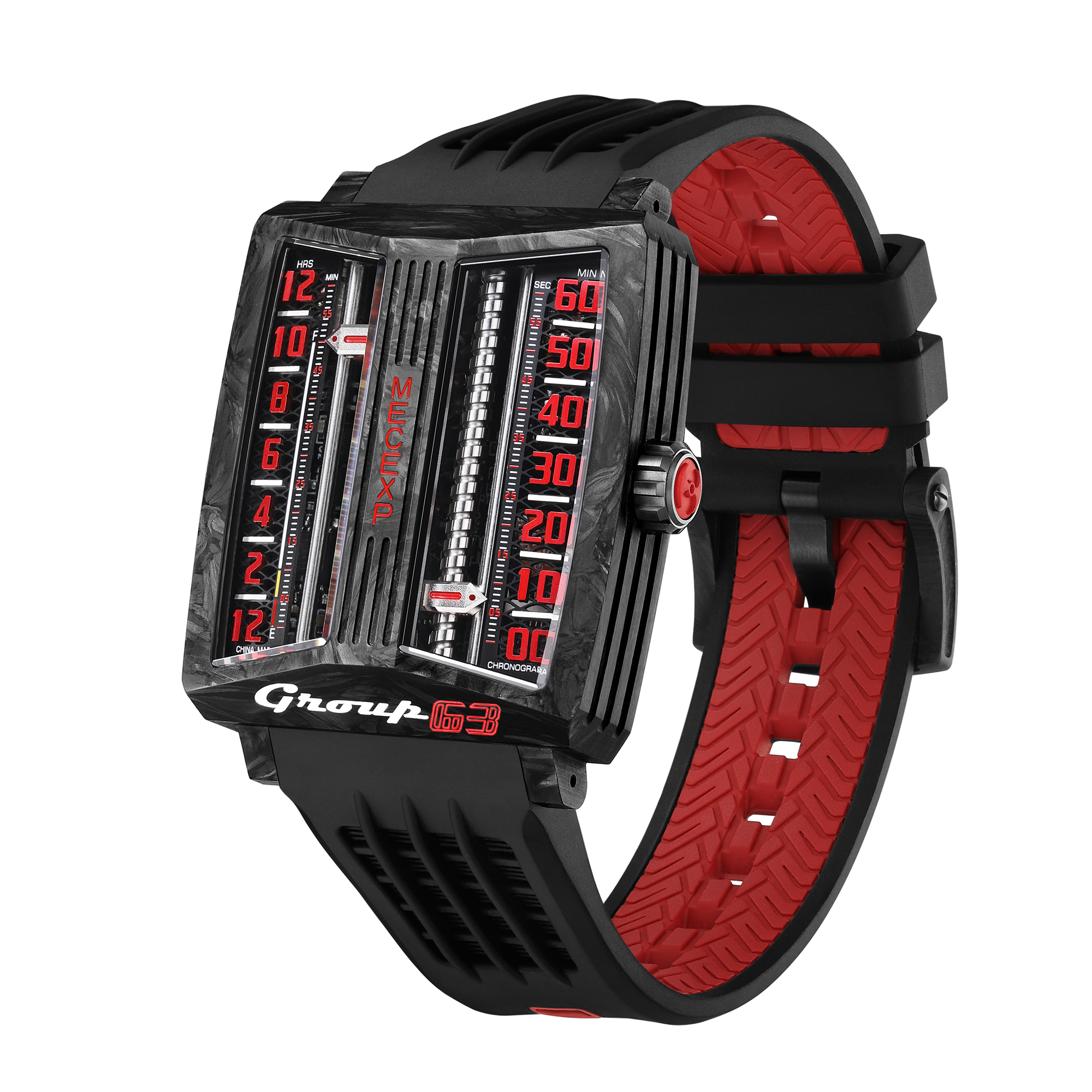 MECEXP Watch MS1001 X Group 63 Forged Carbon Limited Edition