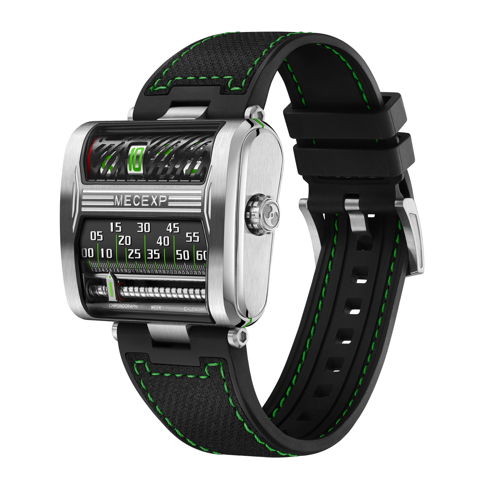MECEXP Watch MS1002 Green Steel