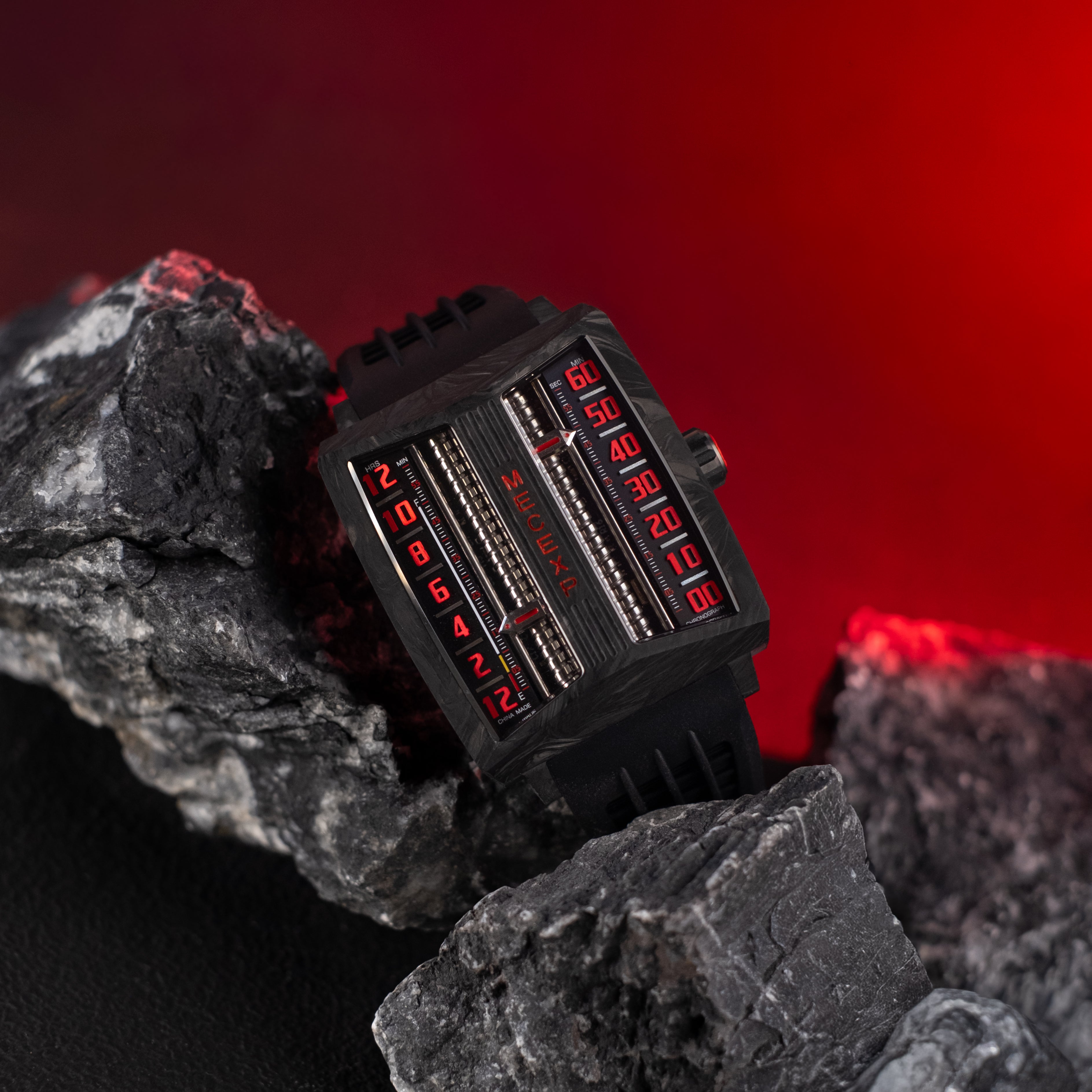 MECEXP Watch MS1001 Forged Carbon Edition