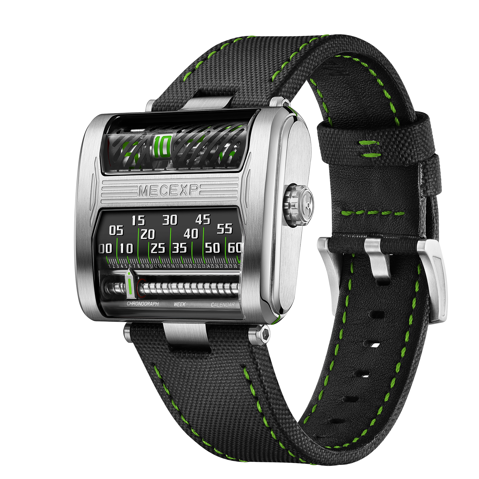 MECEXP Watch MS1002 Green Steel