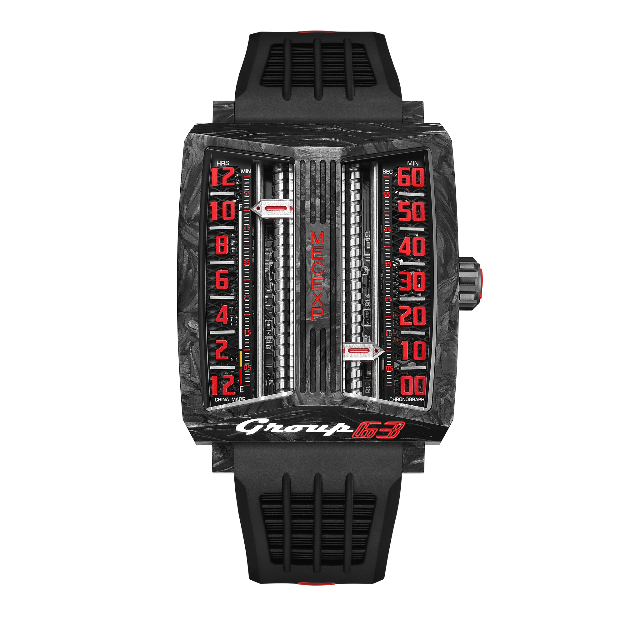 MECEXP Watch MS1001 X Group 63 Forged Carbon Limited Edition