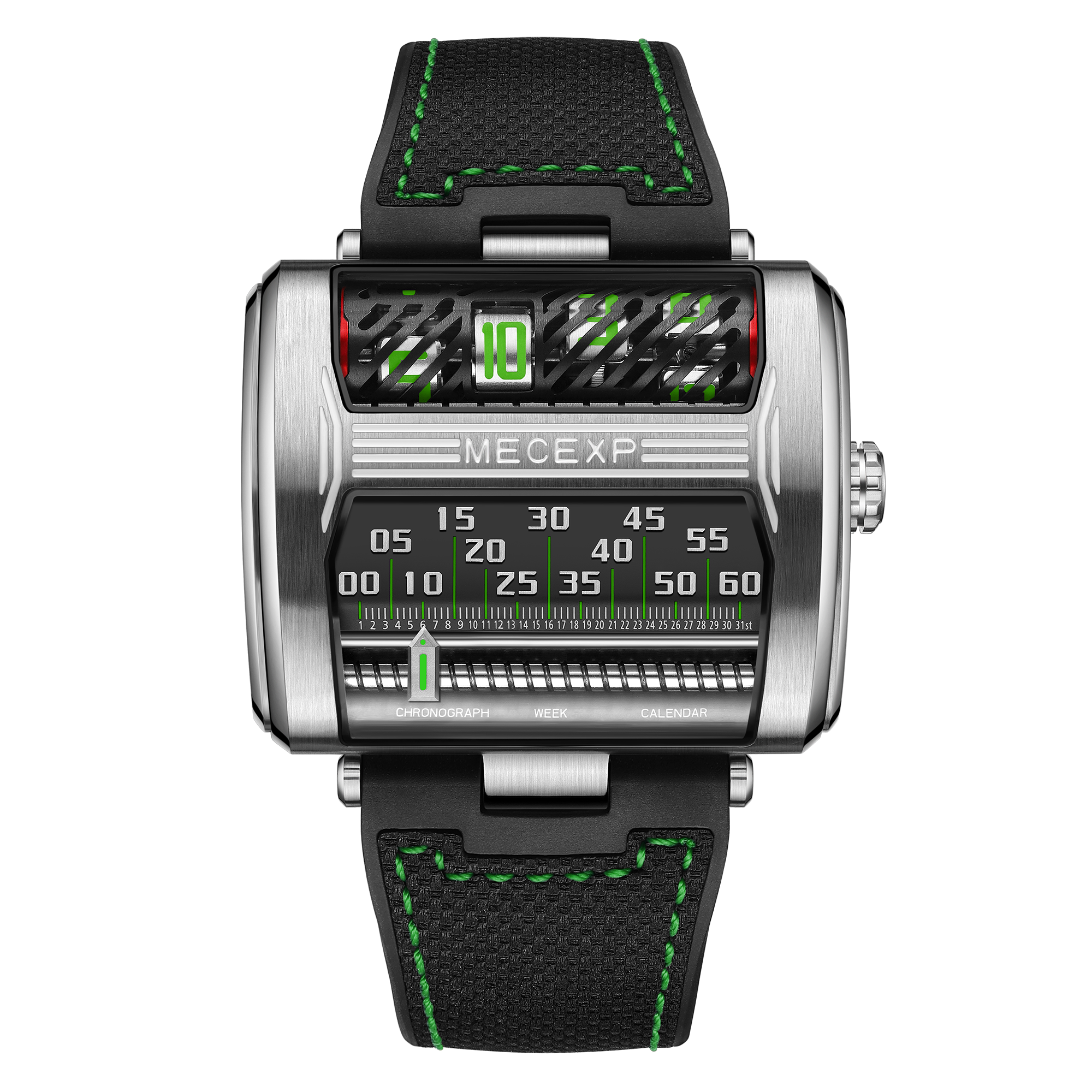 MECEXP Watch MS1002 Green Steel