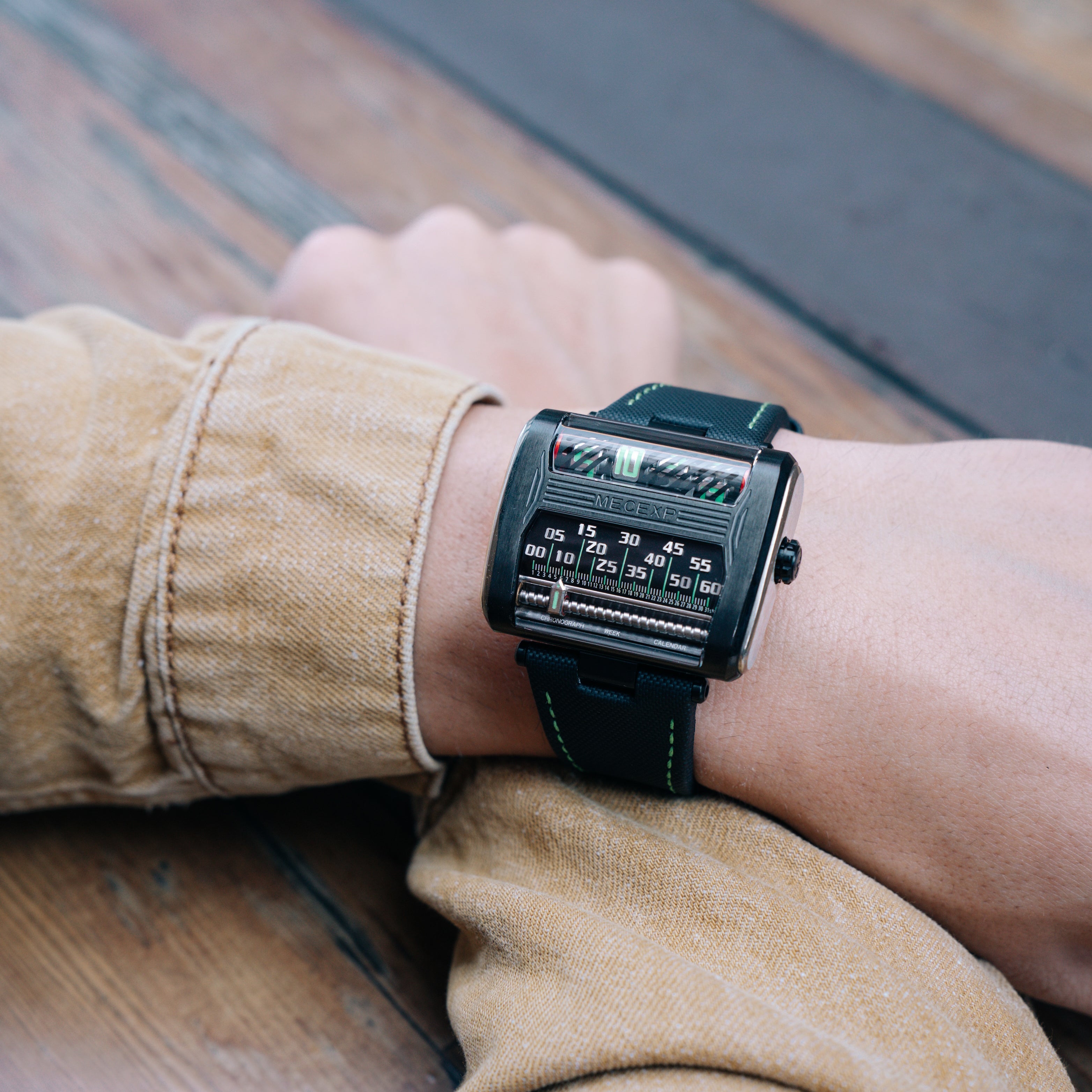 MECEXP Watch MS1002 Green Pvd