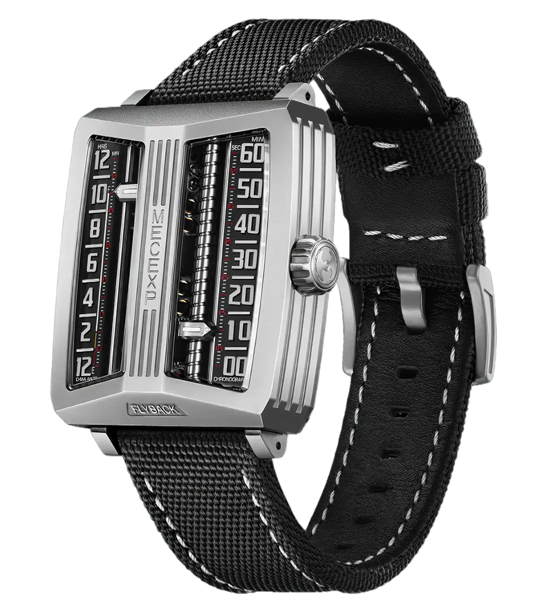 Intricate mechanical watch mechanism with gears and circuit board